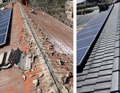 Conversion in Brooklyn Heights Tile To, Solar — East NYC Roofing project