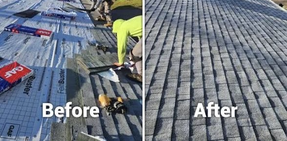 Install in Jamaica Queens, Shingle — East NYC Roofing project