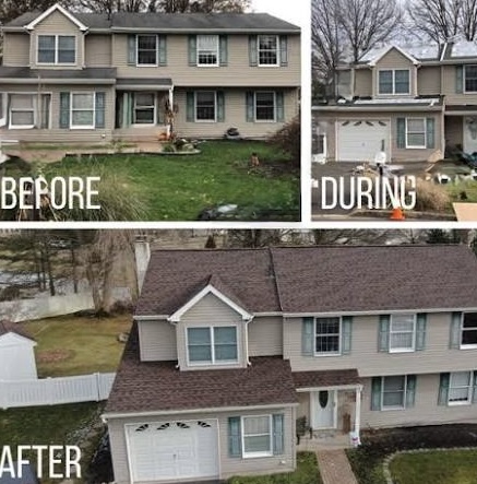 Reroof in New Rochelle Westchester, Colonial — East NYC Roofing project
