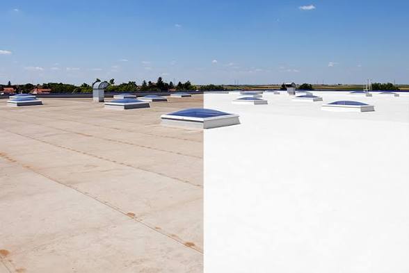 Coating in Westchester Large, Commercial — East NYC Roofing project